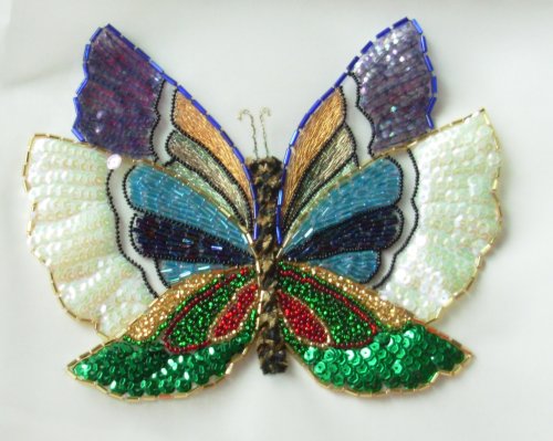 Tambour Beaded Butterfly